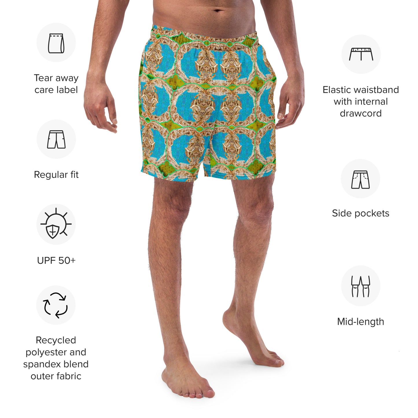 Swim Trunks (Virilis)(Ouroboros Smith Butterfly) RJSTH@Fabric#10 RJSTHS2023 RJS