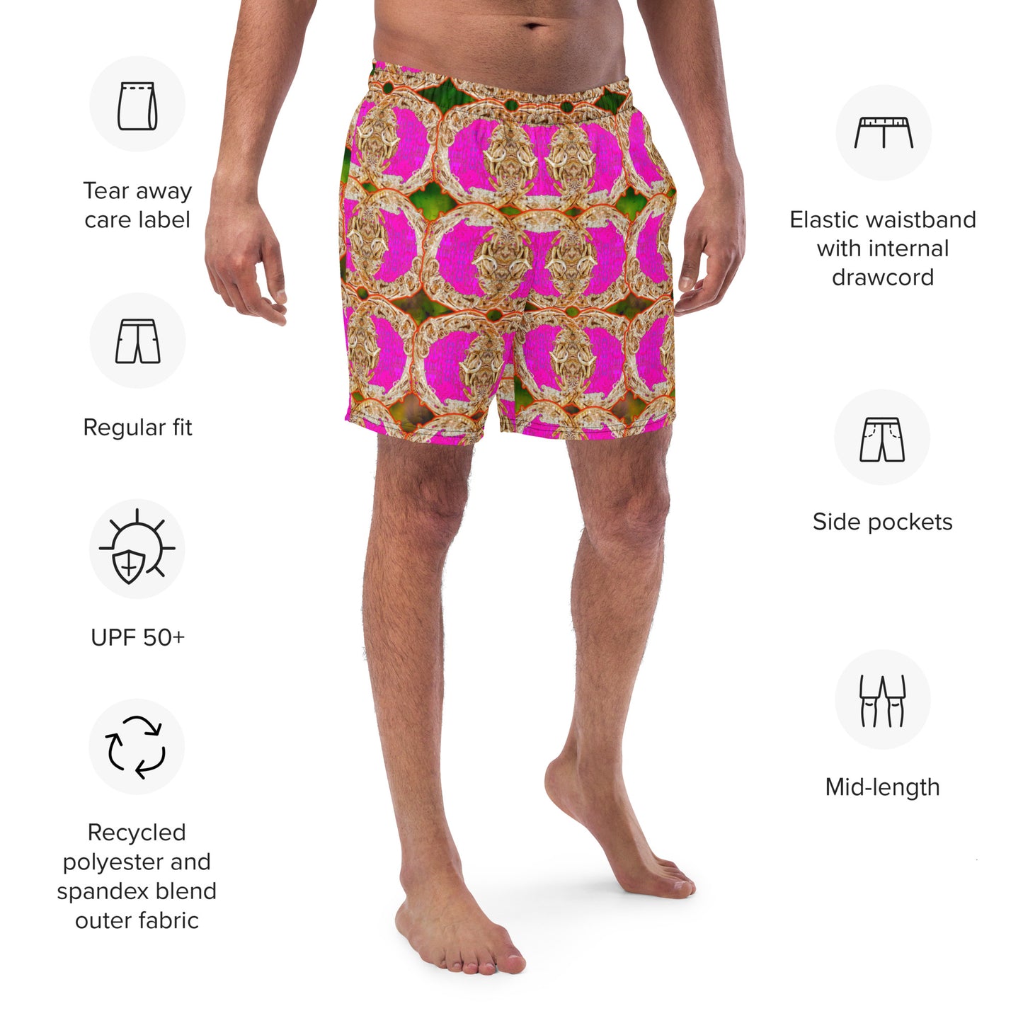 Swim Trunks (Virilis)(Ouroboros Smith Butterfly) RJSTH@Fabric#7 RJSTHS2023 RJS