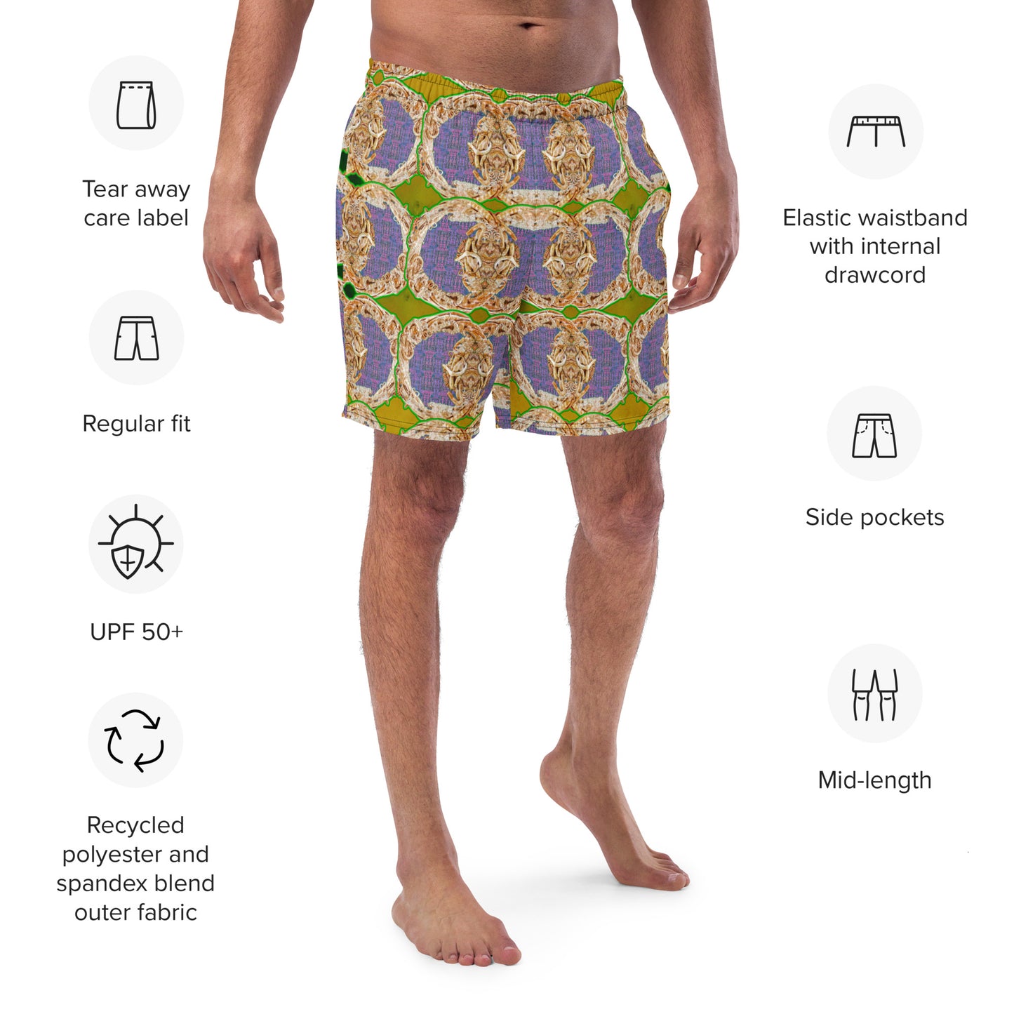 Swim Trunks (Virilis)(Ouroboros Smith Butterfly) RJSTH@Fabric#5 RJSTHS2023 RJS