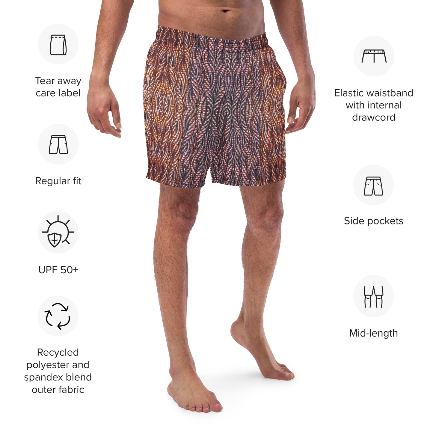 Swim Trunks (His/They)(Grail Hearth Core Copper Fabric) RJSTHS2023 RJS