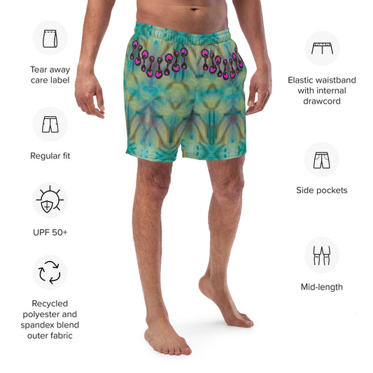 Swim Trunks (His/They)(Grail Night Rose Pink Logo) RJSTH@Fabric#9 RJSTHS2023 RJS