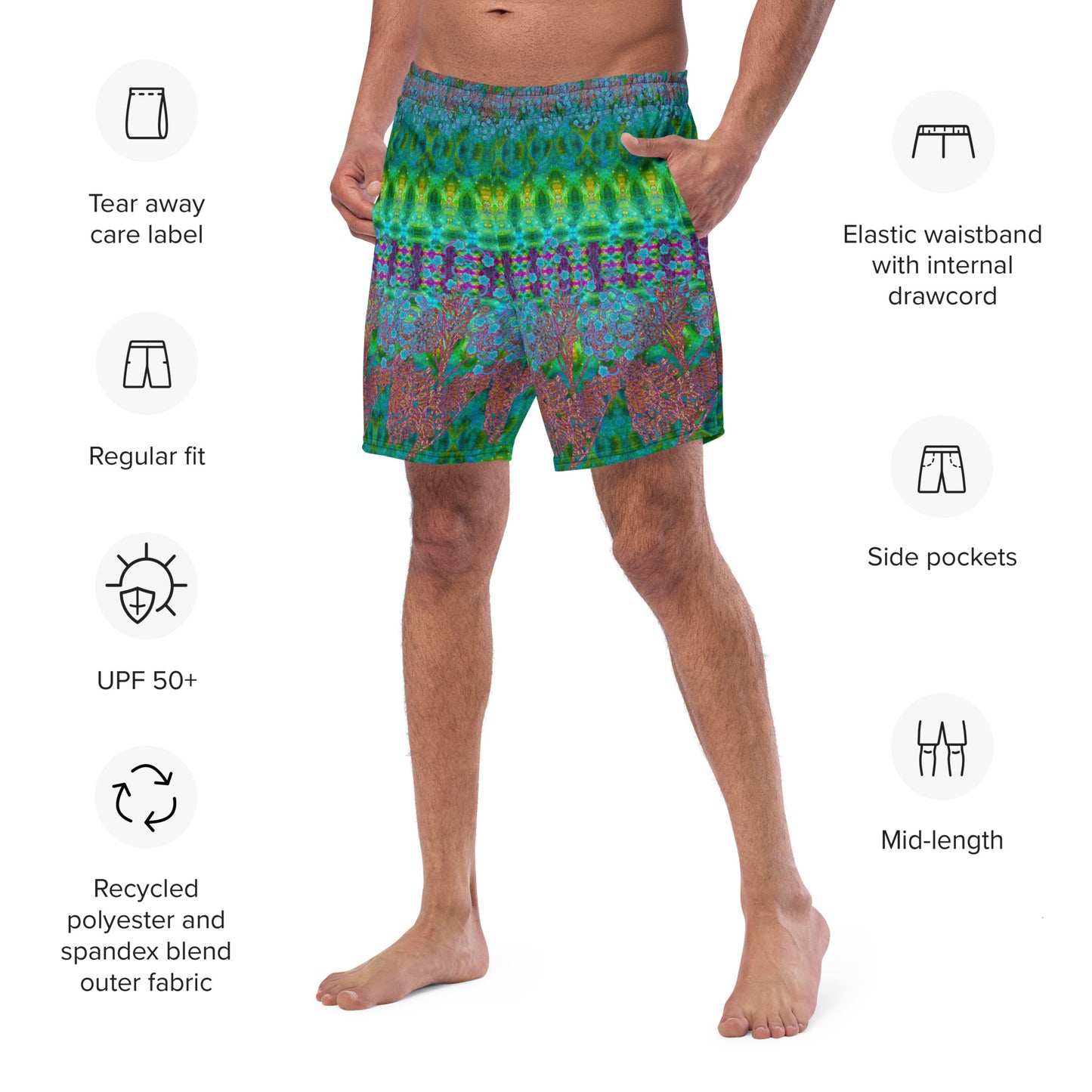 Swim Trunks (Virilis)(WindSong Flower) RJSTH@Fabric#11 RJSTHS2023 RJS