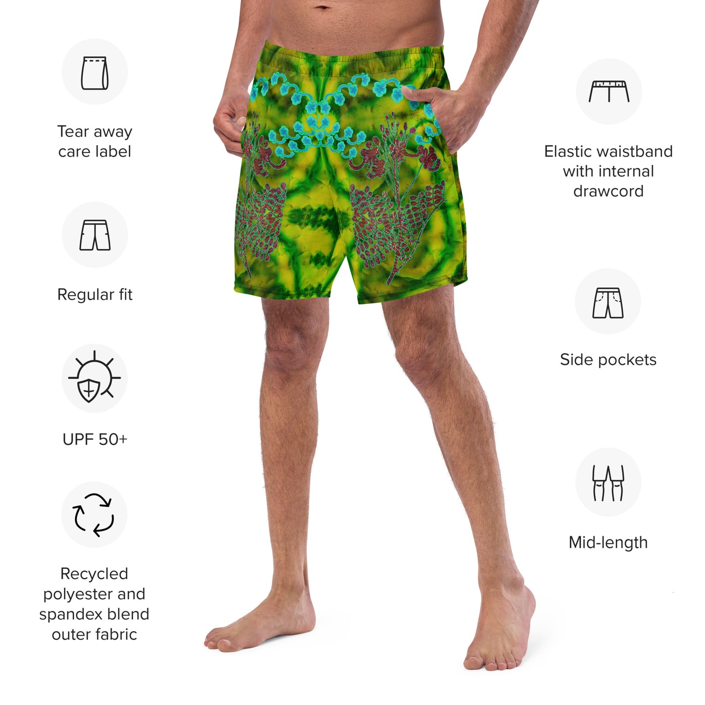 Swim Trunks (Virilis)(WindSong Flower) RJSTH@Fabric#10 RJSTHS2023 RJS