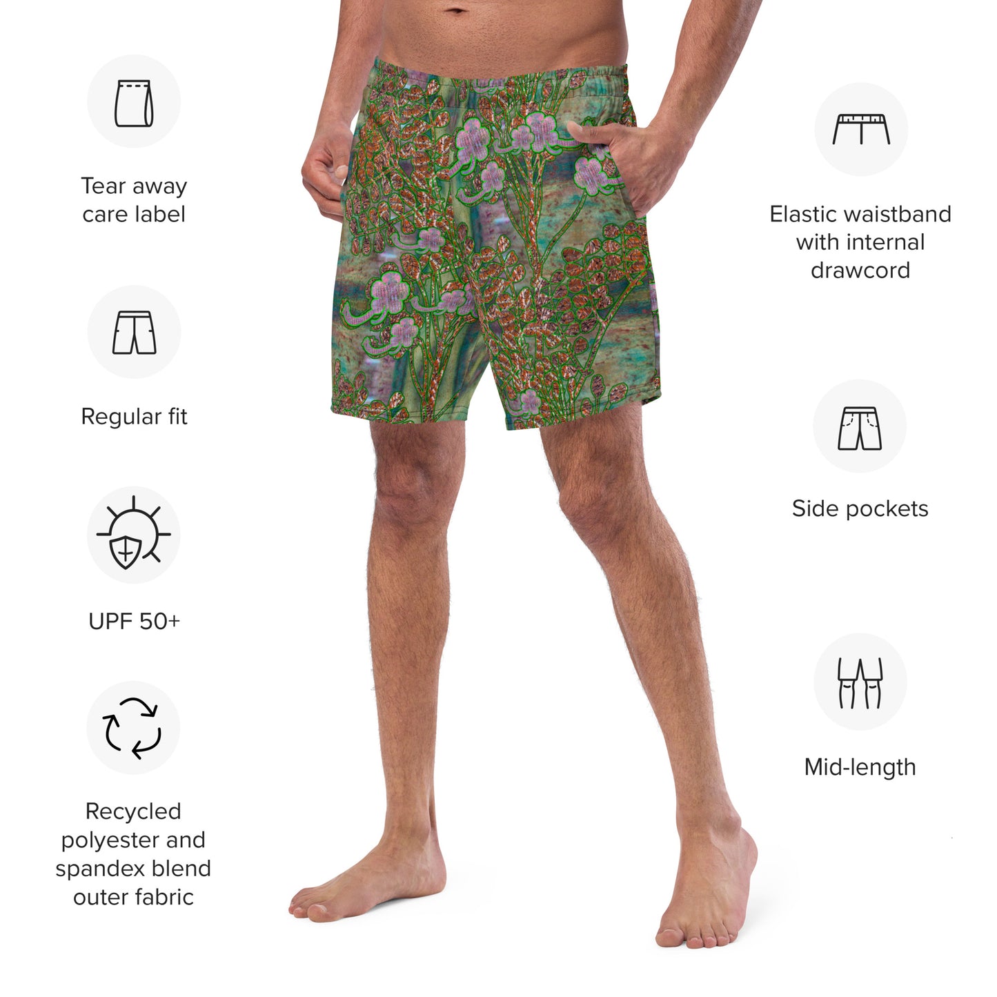 Swim Trunks (Virilis)(WindSong Flower) RJSTH@Fabric#4 RJSTHS2023 RJS