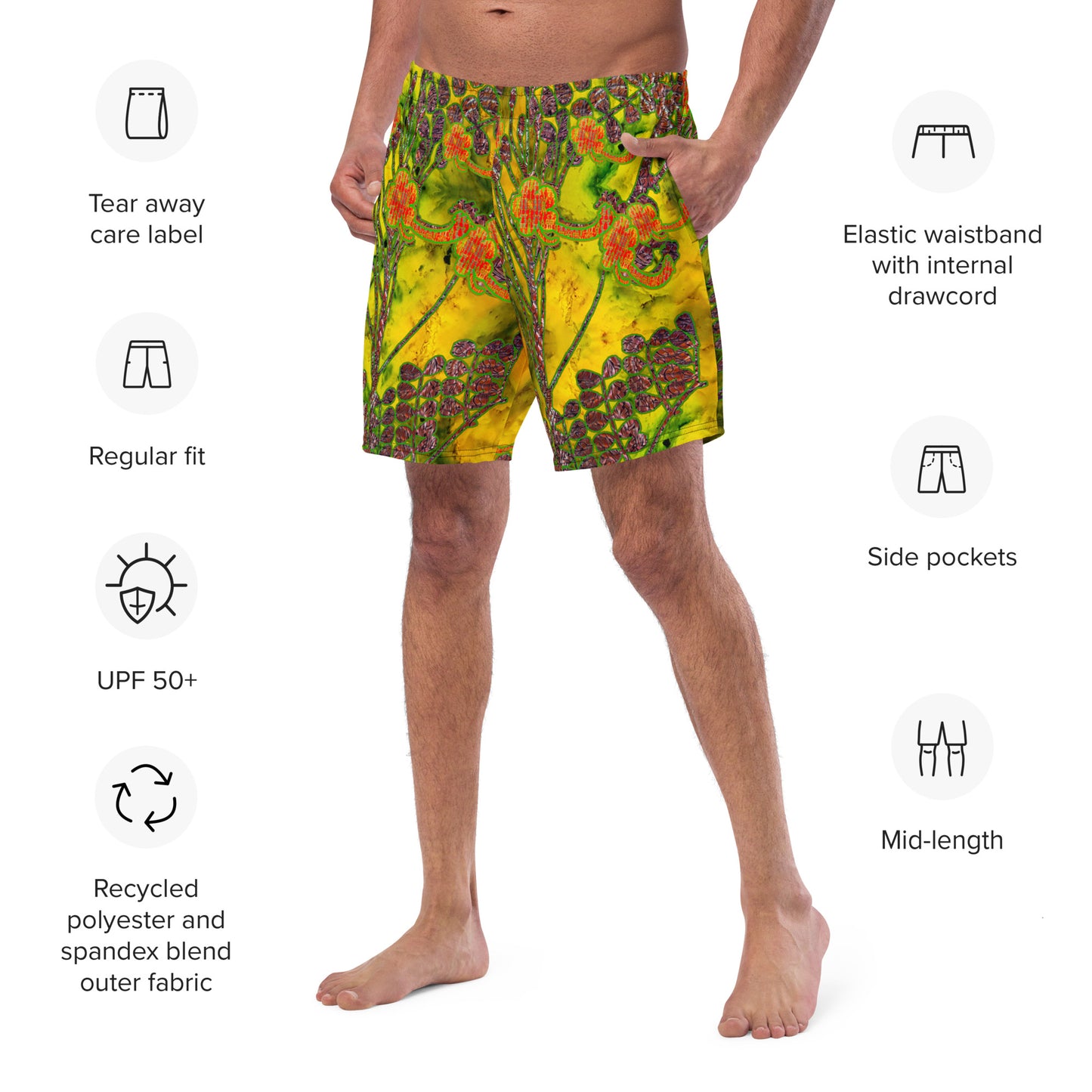 Swim Trunks (Virilis)(WindSong Flower) RJSTH@Fabric#1 RJSTHS2023 RJS