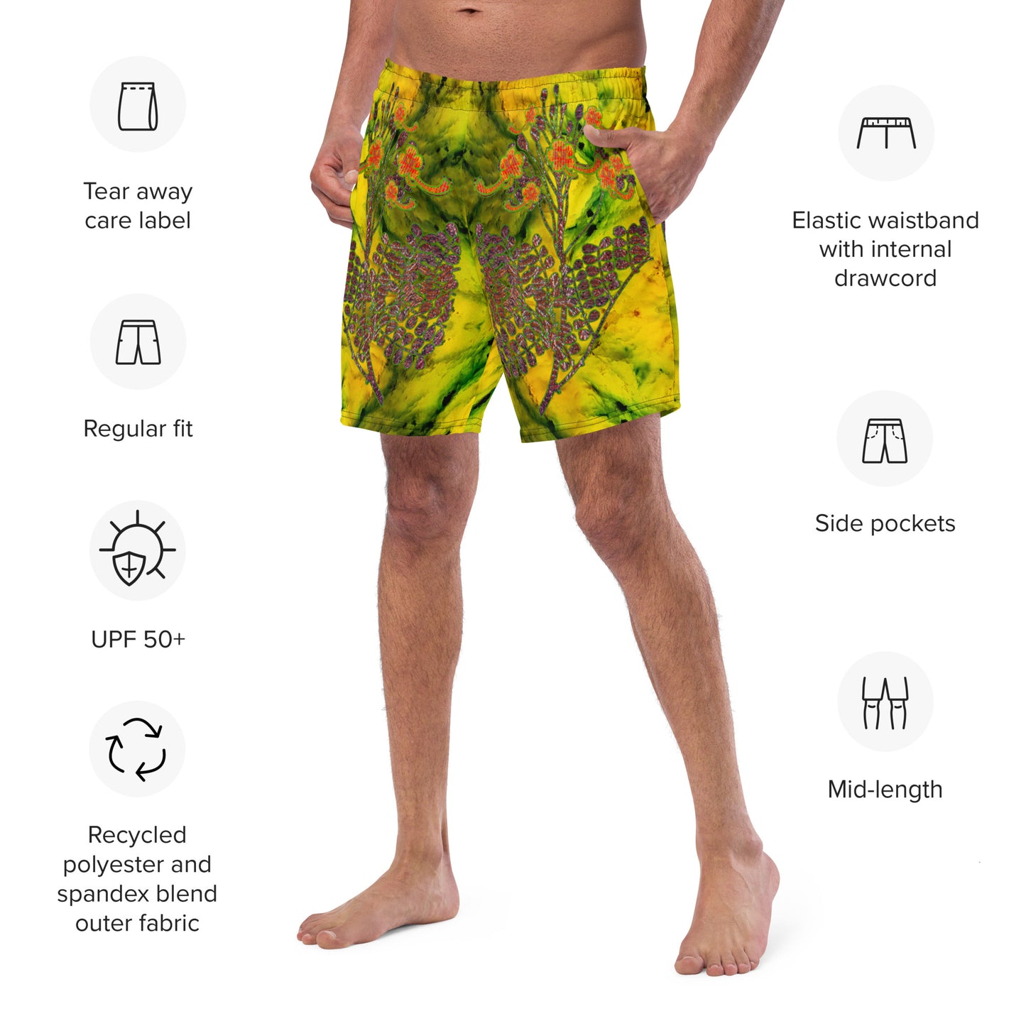 Swim Trunks (Virilis)(WindSong Flower) RJSTH@Fabric#1 RJSTHS2023 RJS