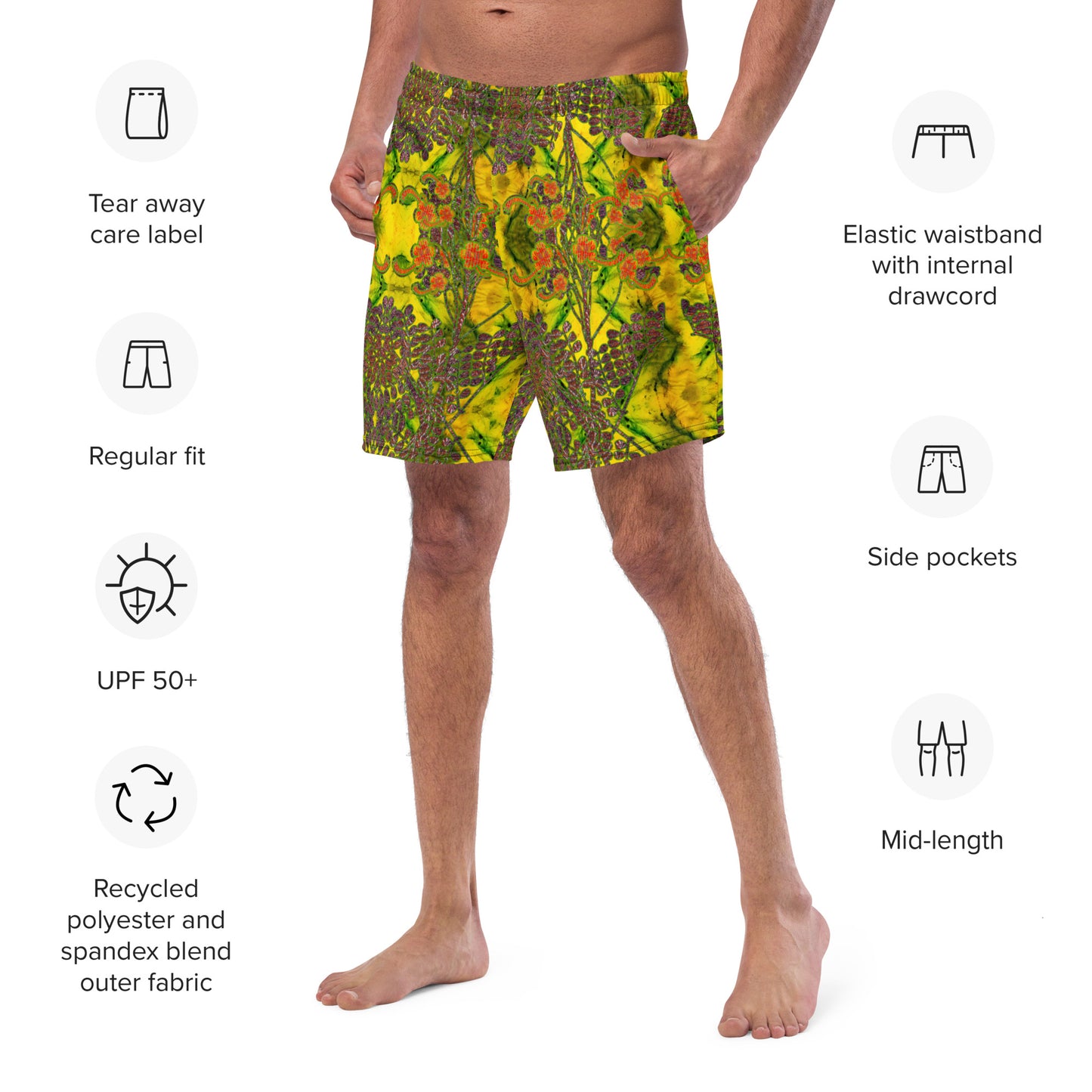 Swim Trunks (Virilis)(WindSong Flower) RJSTH@Fabric#1 RJSTHS2023 RJS