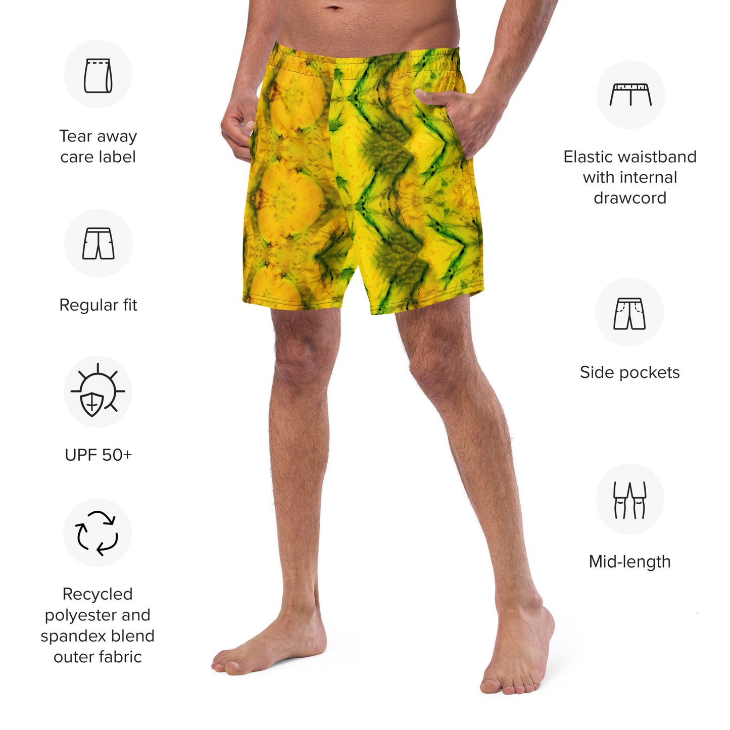 Swim Trunks (Virilis)(Purely Jade Light) RJSTHS2023 RJS