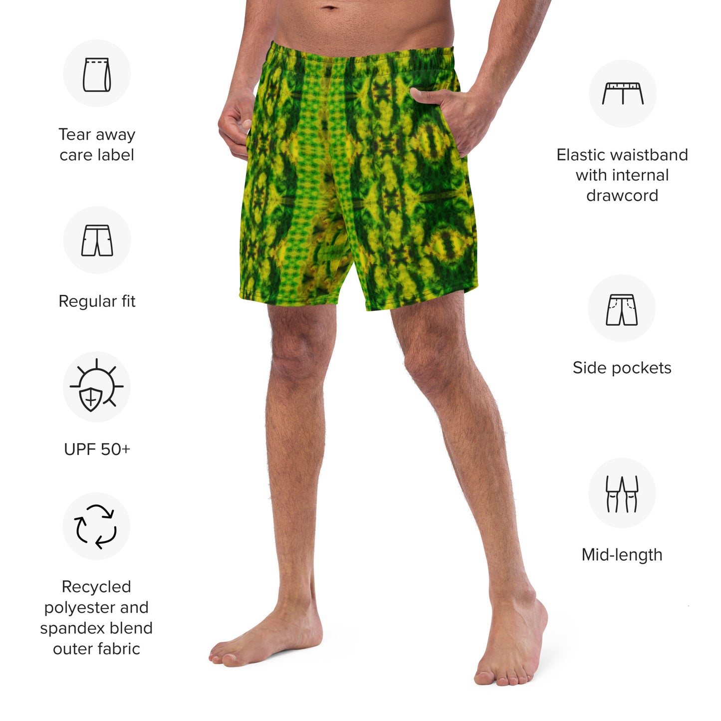 Swim Trunks (Virilis)(Purely Jade Light) RJSTHS2023 RJS