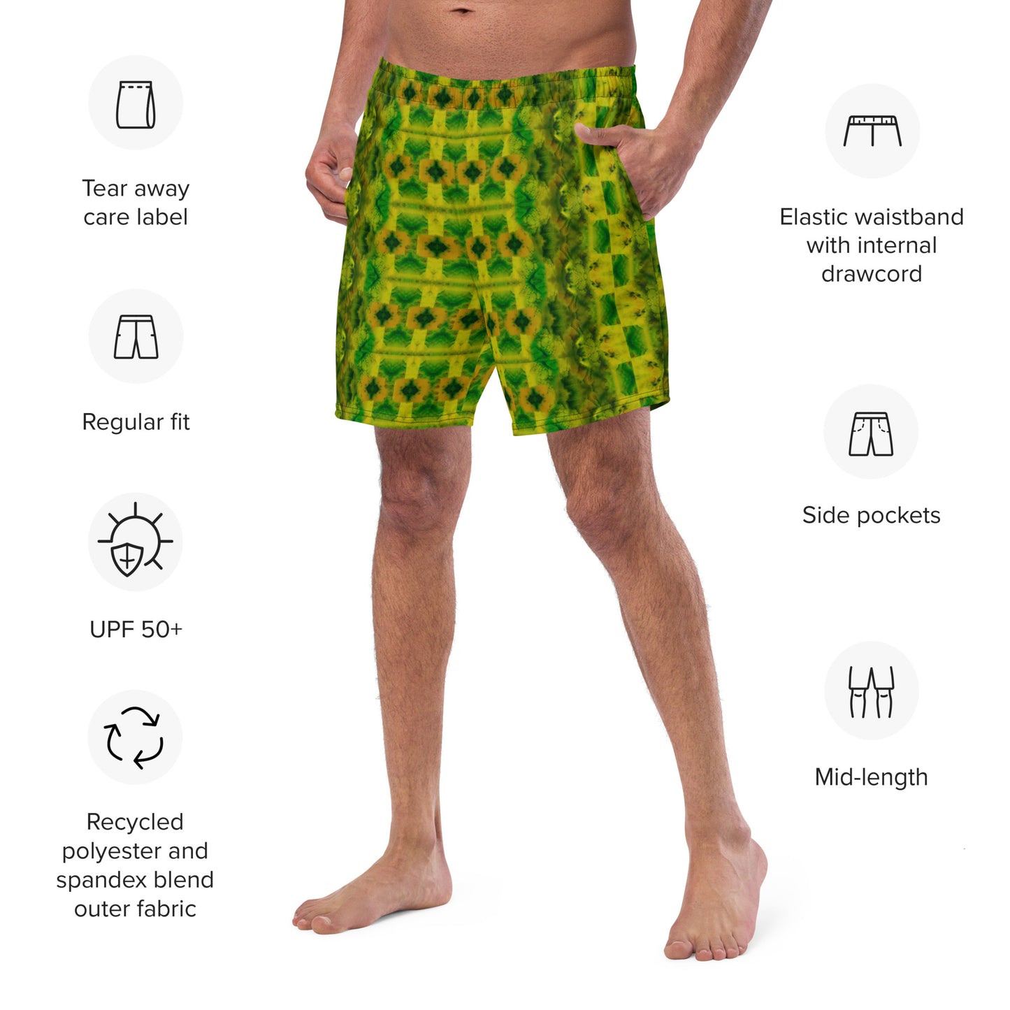 Swim Trunks (Virilis)(Purely Jade Light) RJSTHS2023 RJS