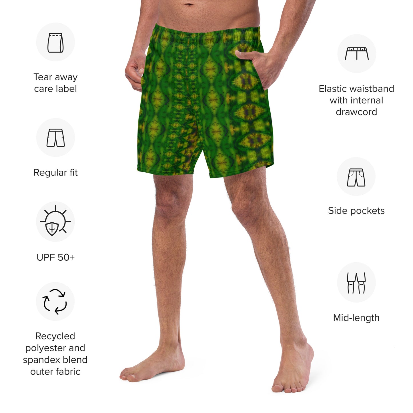 Swim Trunks (Virilis)(Purely Jade Light) RJSTHS2023 RJS