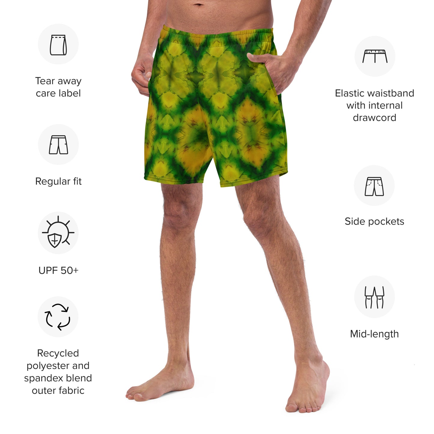 Swim Trunks (Virilis)(Purely Jade Light) RJSTHS2023 RJS