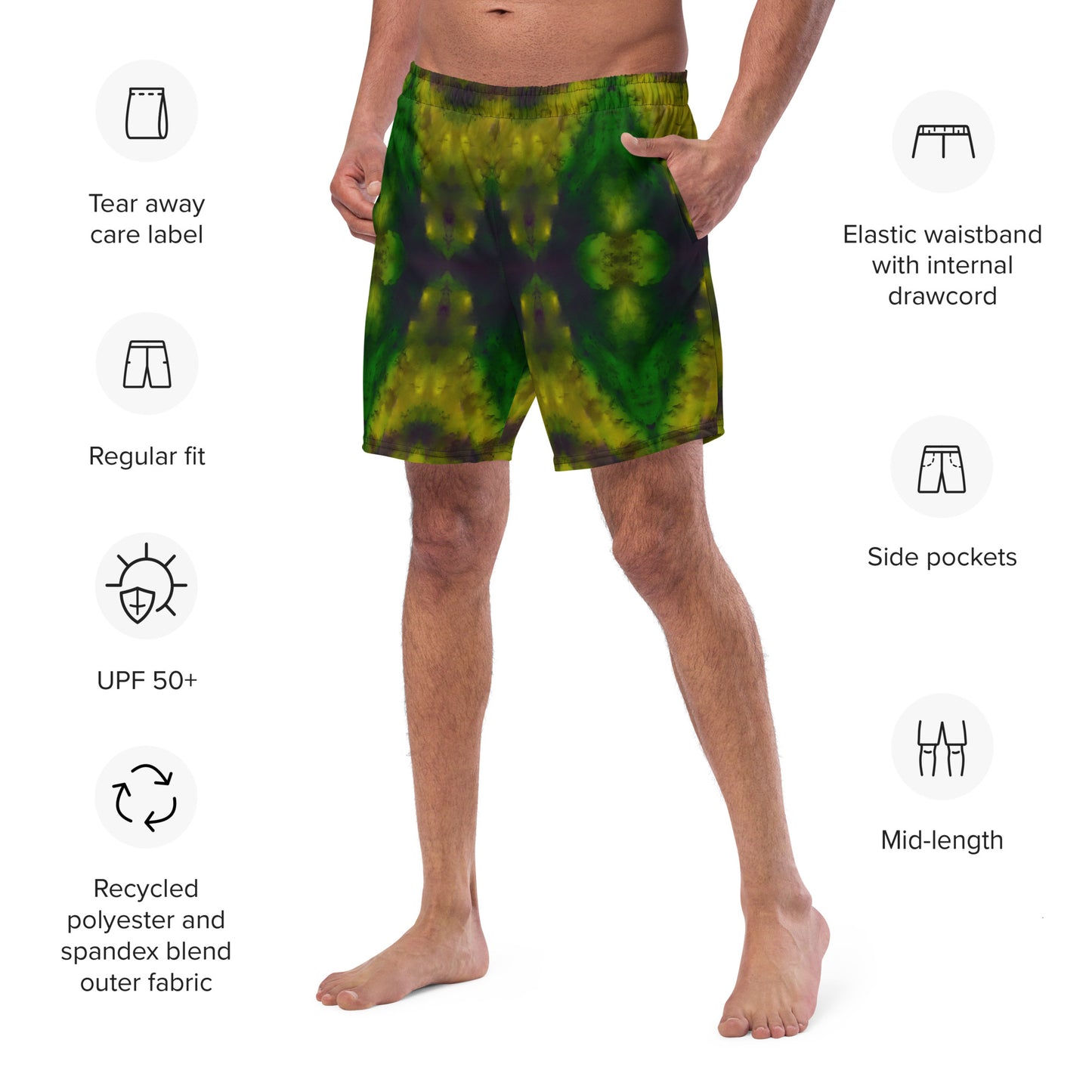 Swim Trunks (Virilis)(Purely Jade Light) RJSTHS2023 RJS