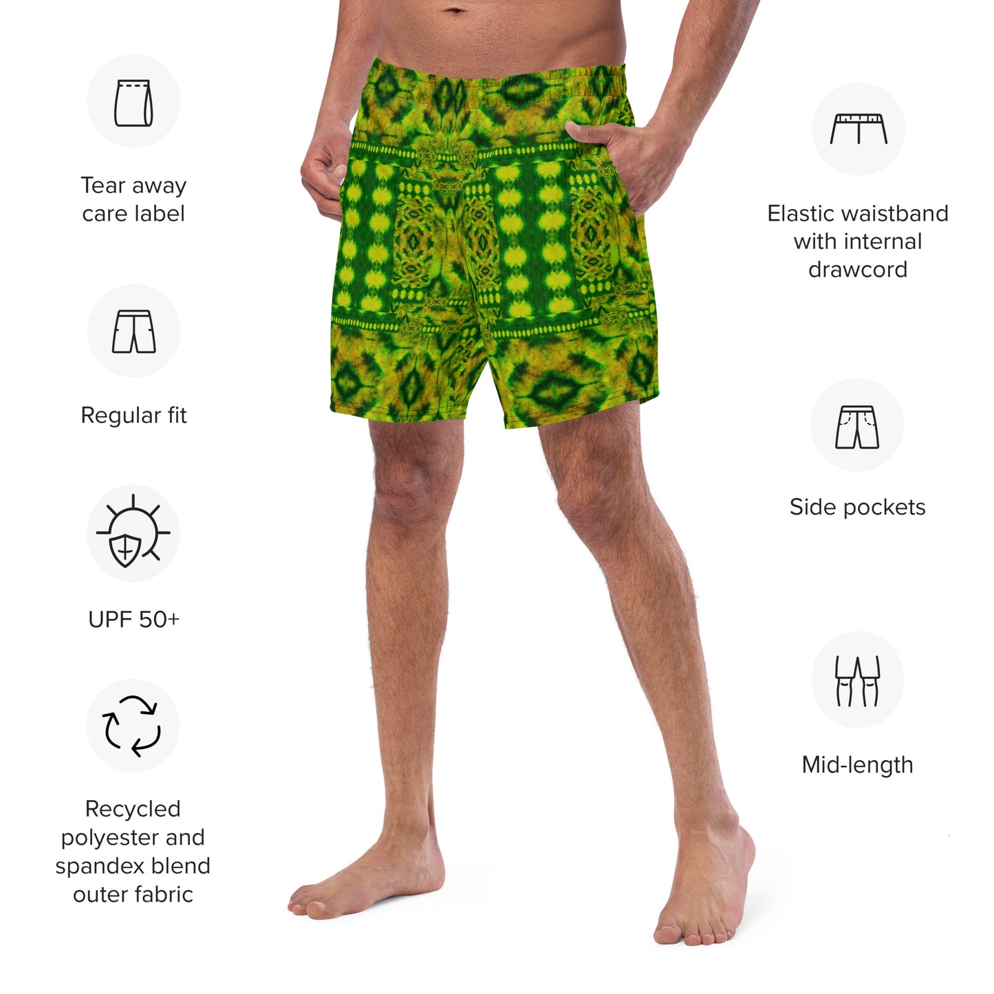 Swim Trunks (Virilis)(Purely Jade Light) RJSTHS2023 RJS