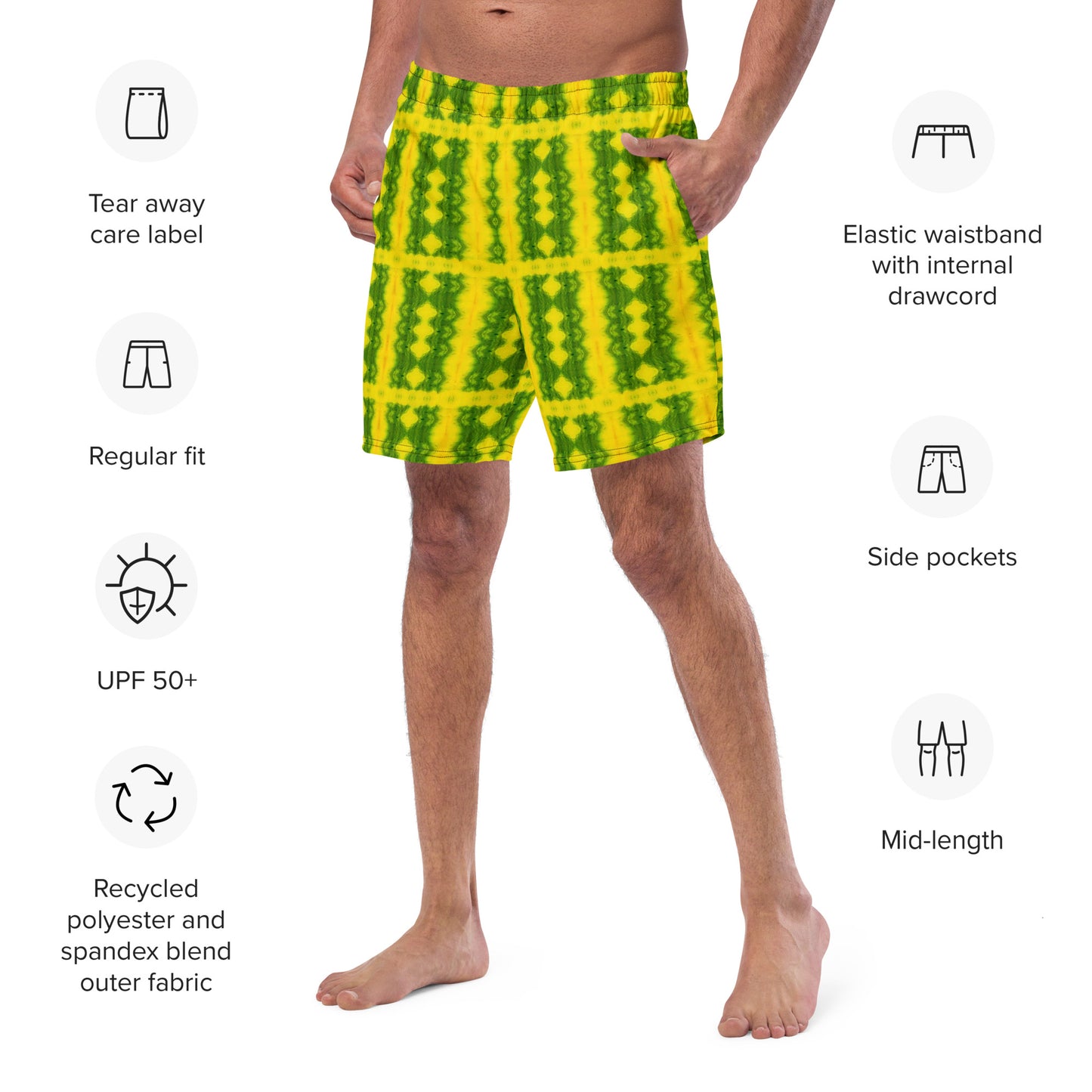 Swim Trunks (Virilis)(Purely Jade Light) RJSTHS2023 RJS