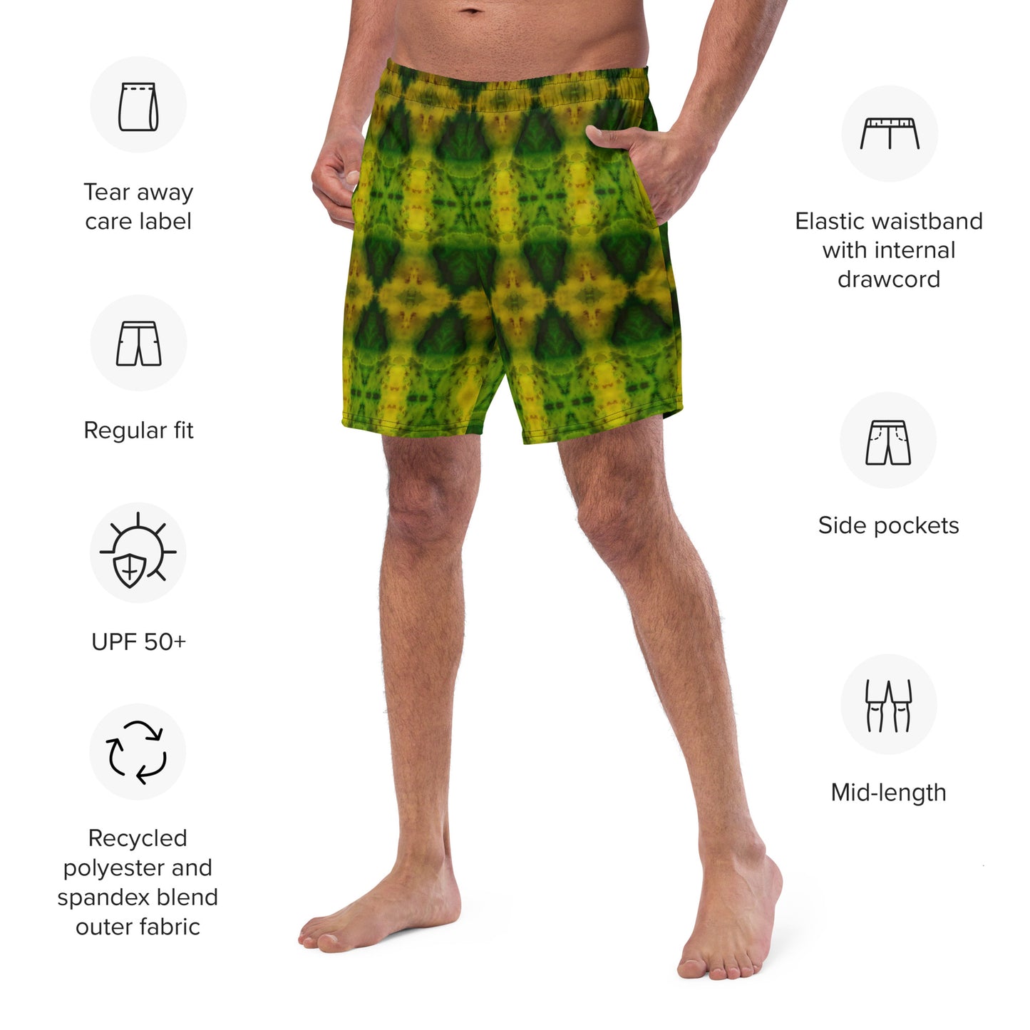 Swim Trunks (Virilis)(Purely Jade Light) RJSTHS2023 RJS