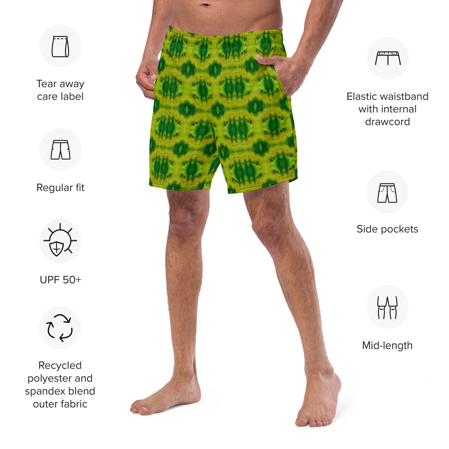 Swim Trunks (Virilis)(Purely Jade Light) RJSTHS2023 RJS