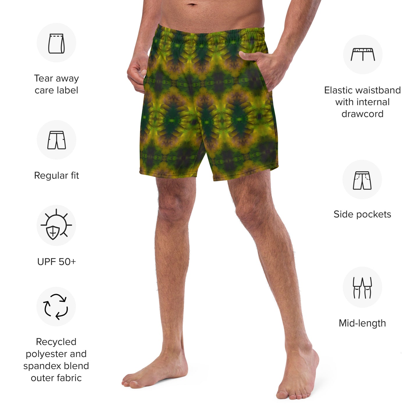 Swim Trunks (Virilis)(Purely Jade Light) RJSTHS2023 RJS