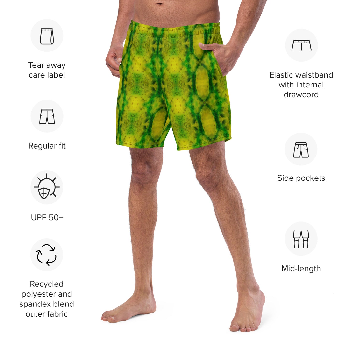 Swim Trunks (Virilis)(Purely Jade Light) RJSTHS2023 RJS