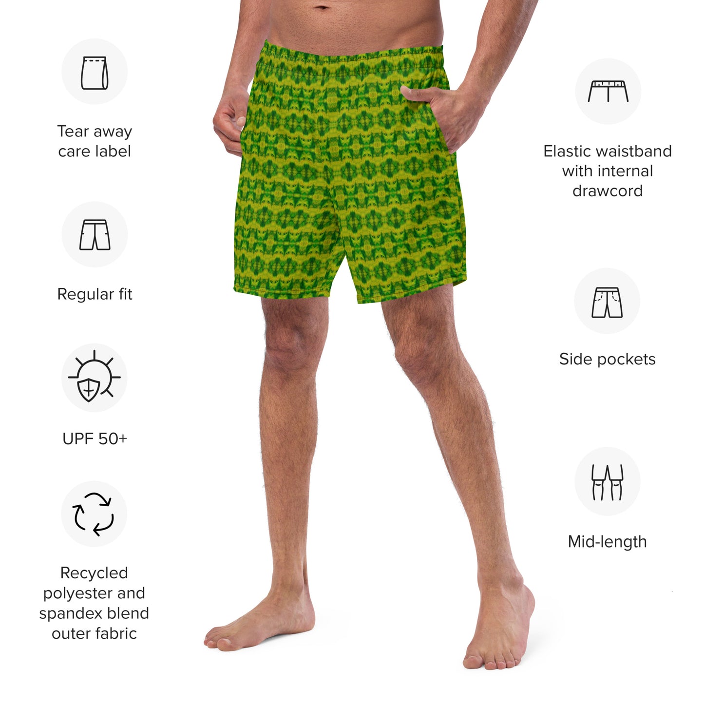 Swim Trunks (Virilis)(Purely Jade Light) RJSTHS2023 RJS