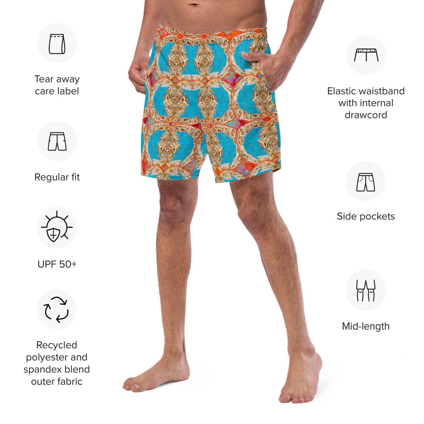 Swim Trunks (Virilis)(Ouroboros Smith Butterfly) RJSTH@Fabric#12 RJSTHS2023 RJS