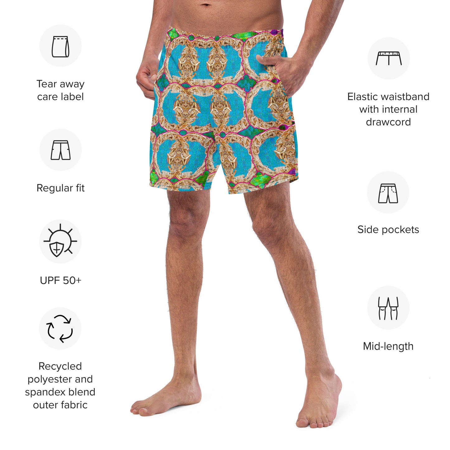 Swim Trunks (Virilis)(Ouroboros Smith Butterfly) RJSTH@Fabric#11 RJSTHS2023 RJS