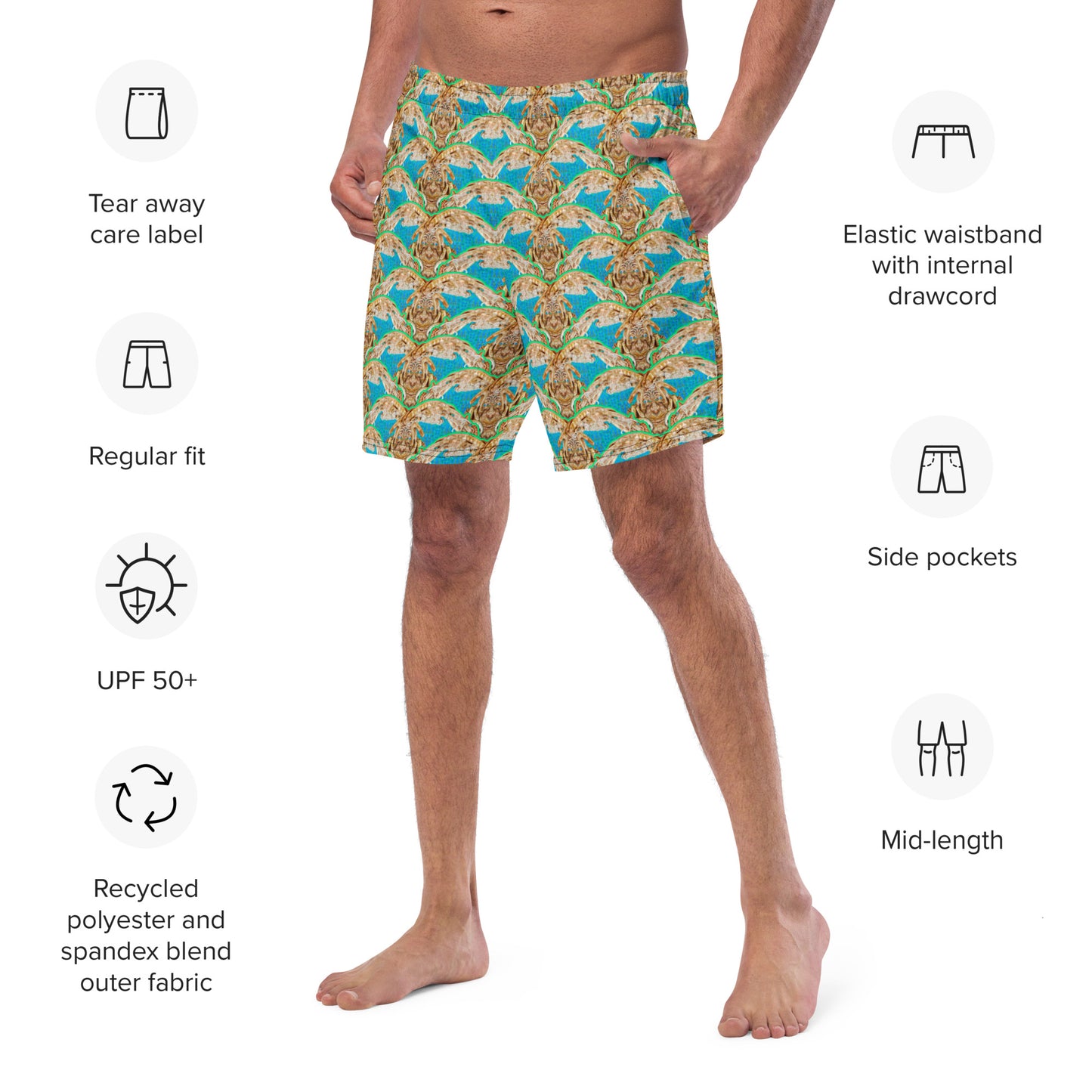 Swim Trunks (Virilis)(Ouroboros Smith Butterfly) RJSTH@Fabric#10 RJSTHS2023 RJS