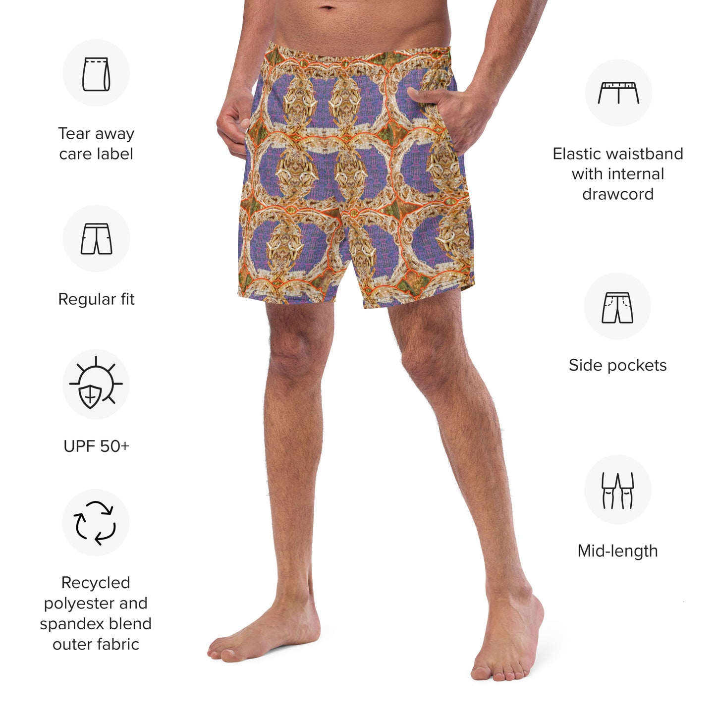 Swim Trunks (Virilis)(Ouroboros Smith Butterfly) RJSTH@Fabric#6 RJSTHS2023 RJS