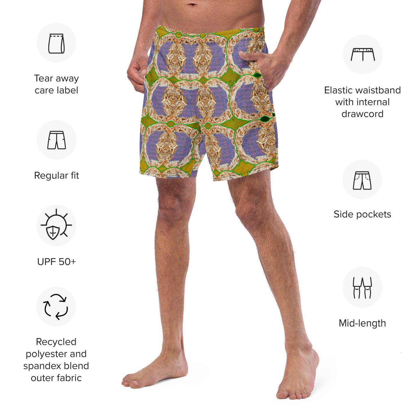 Swim Trunks (Virilis)(Ouroboros Smith Butterfly) RJSTH@Fabric#5 RJSTHS2023 RJS