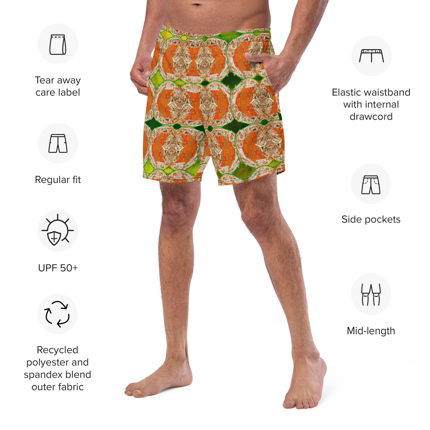 Swim Trunks (Virilis)(Ouroboros Smith Butterfly) RJSTH@Fabric#3 RJSTHS2023 RJS