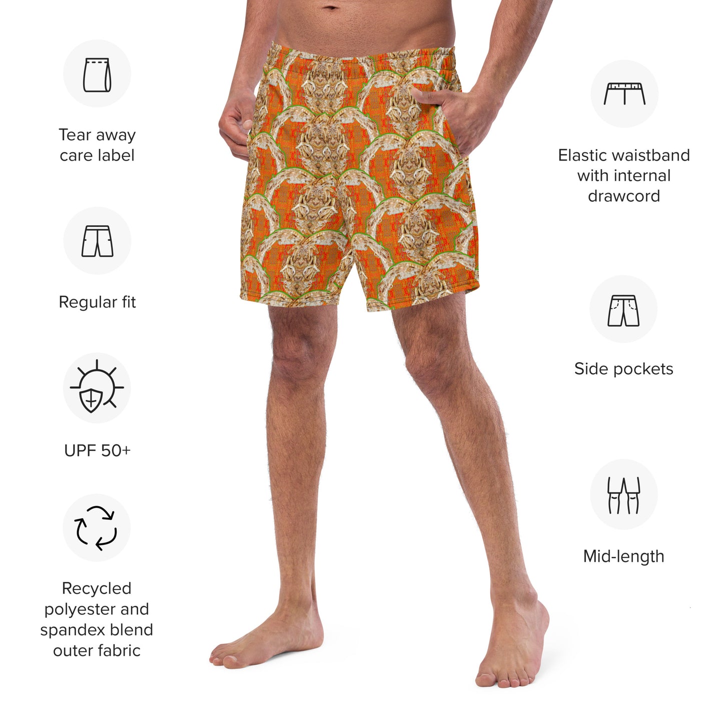 Swim Trunks (Virilis)(Ouroboros Smith Butterfly) RJSTH@Fabric#1 RJSTHS2023 RJS