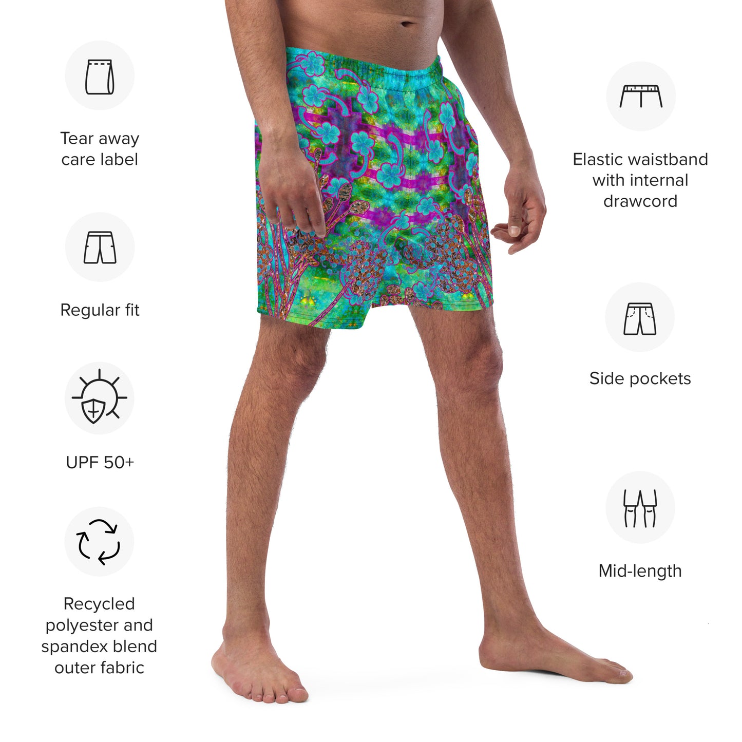 Swim Trunks (Virilis)(WindSong Flower) RJSTH@Fabric#11 RJSTHS2023 RJS