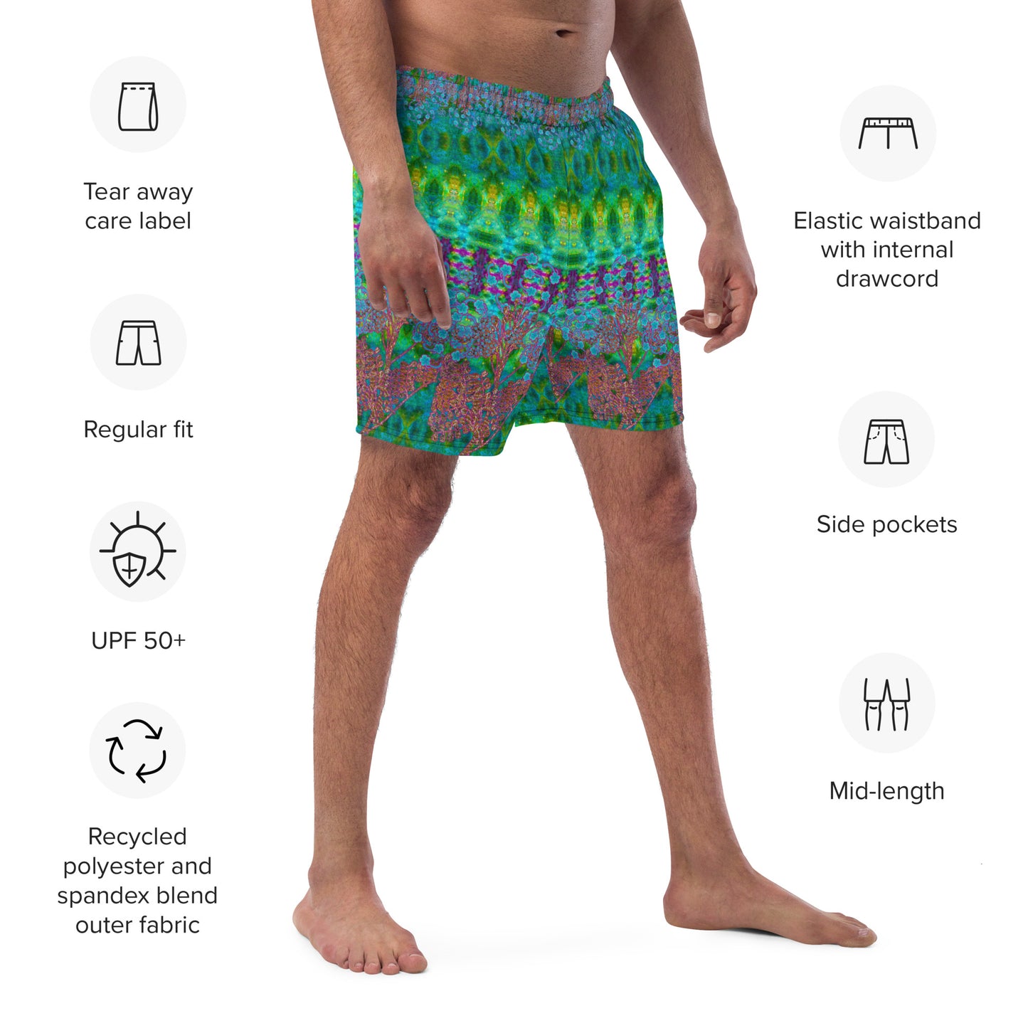 Swim Trunks (Virilis)(WindSong Flower) RJSTH@Fabric#11 RJSTHS2023 RJS