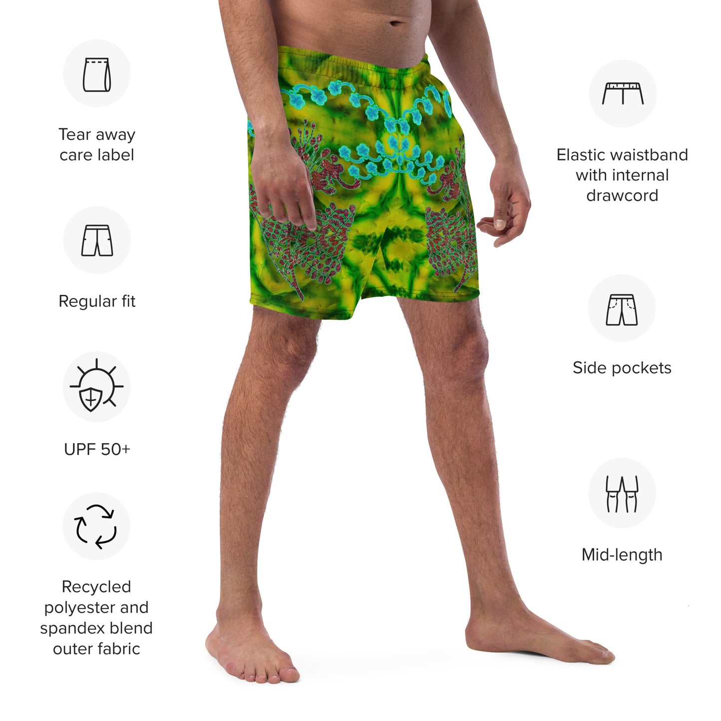 Swim Trunks (Virilis)(WindSong Flower) RJSTH@Fabric#10 RJSTHS2023 RJS