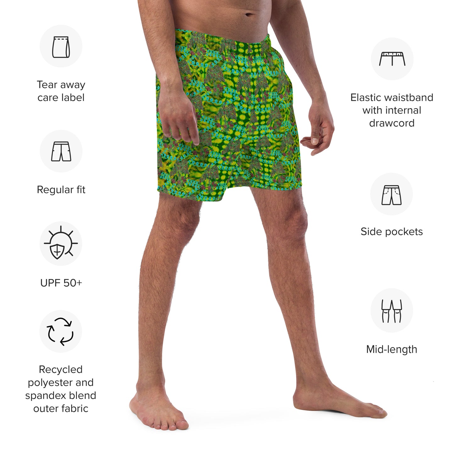 Swim Trunks (Virilis)(WindSong Flower) RJSTH@Fabric#10 RJSTHS2023 RJS