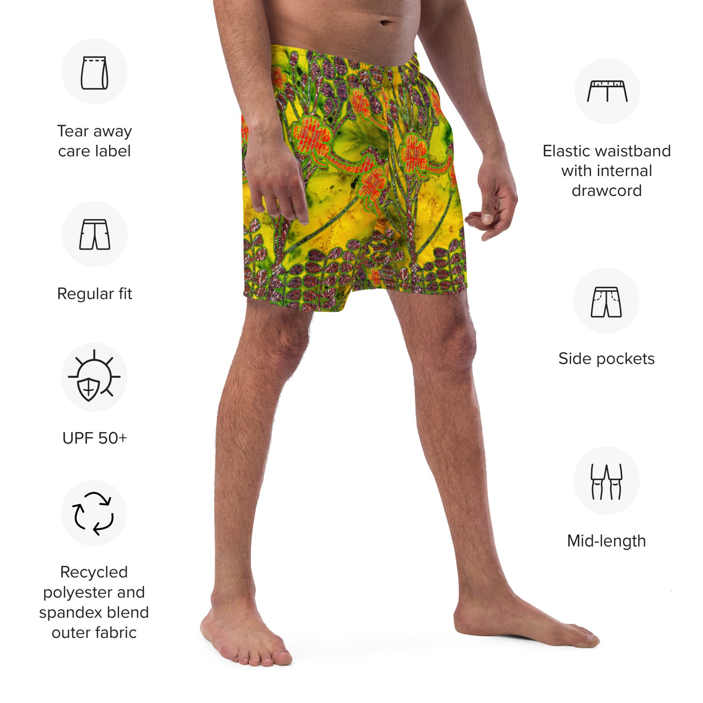 Swim Trunks (Virilis)(WindSong Flower) RJSTH@Fabric#1 RJSTHS2023 RJS