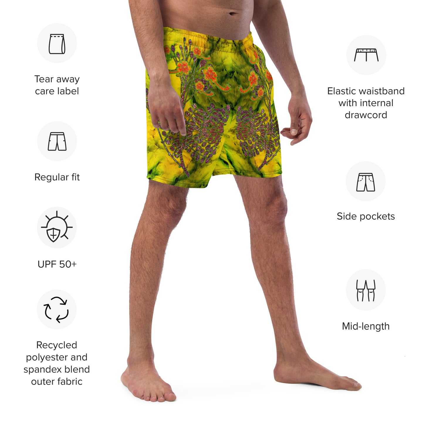 Swim Trunks (Virilis)(WindSong Flower) RJSTH@Fabric#1 RJSTHS2023 RJS