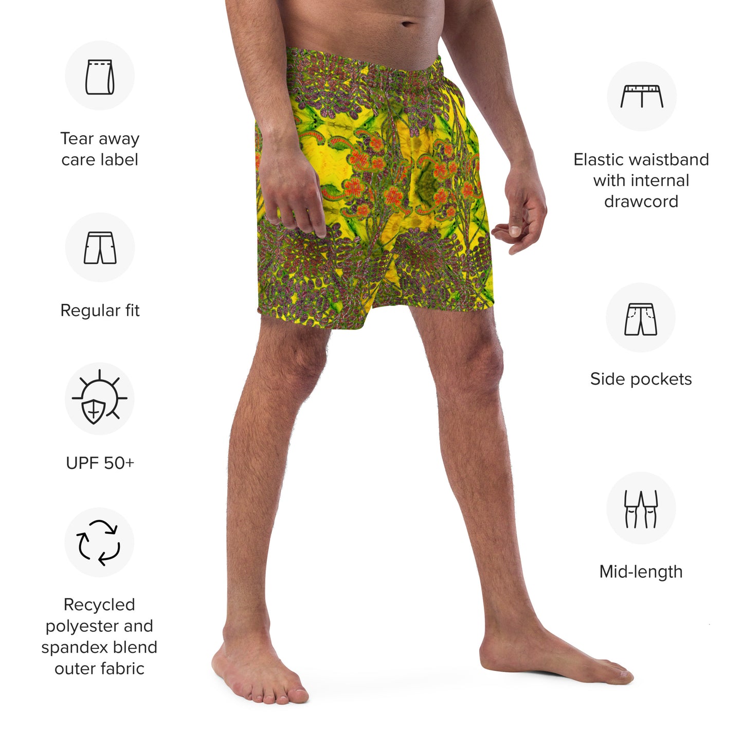 Swim Trunks (Virilis)(WindSong Flower) RJSTH@Fabric#1 RJSTHS2023 RJS