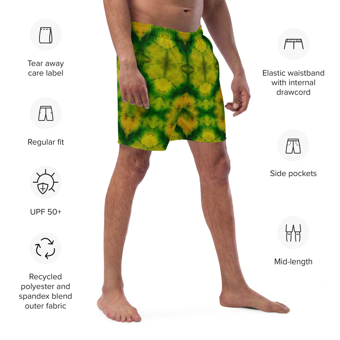 Swim Trunks (Virilis)(Purely Jade Light) RJSTHS2023 RJS