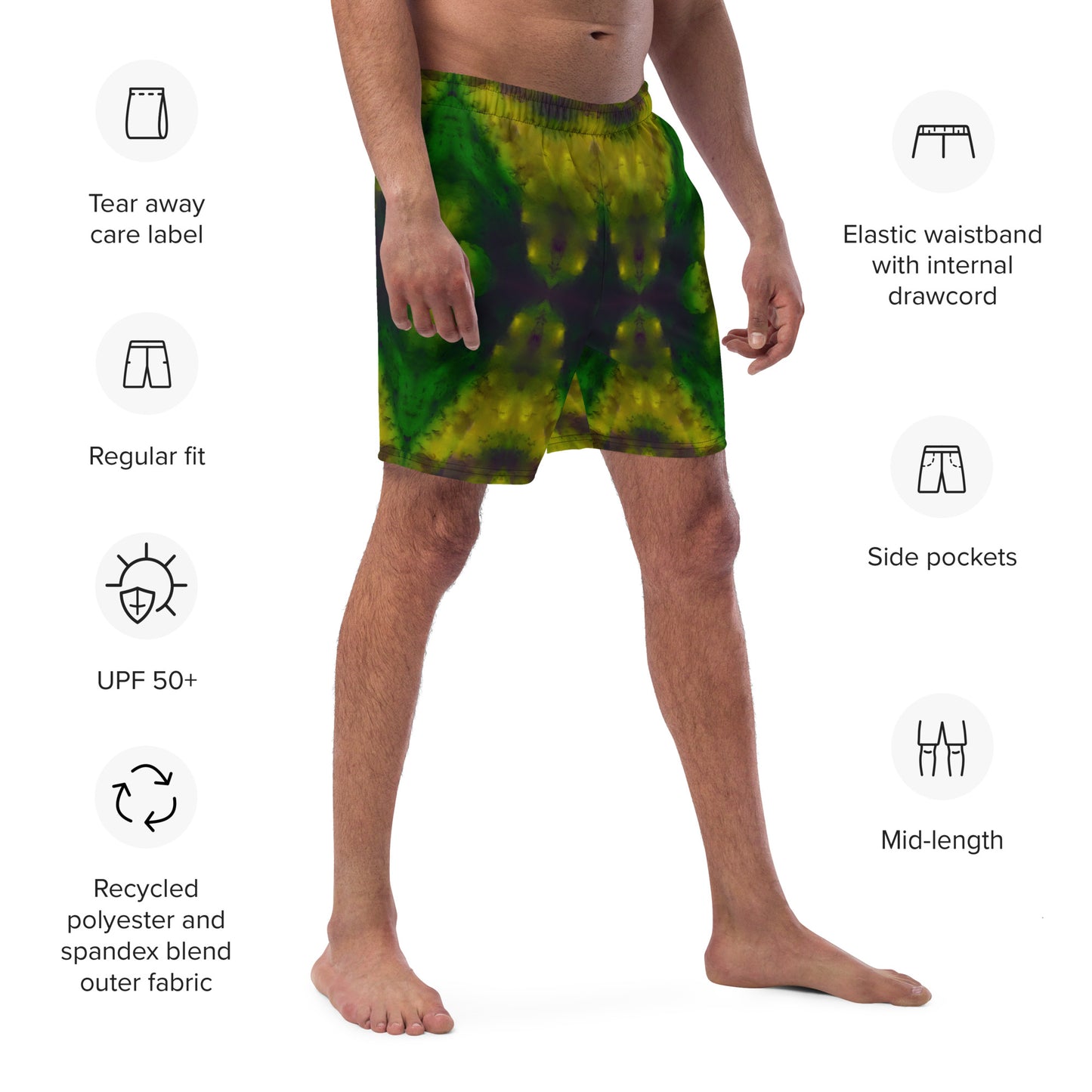 Swim Trunks (Virilis)(Purely Jade Light) RJSTHS2023 RJS