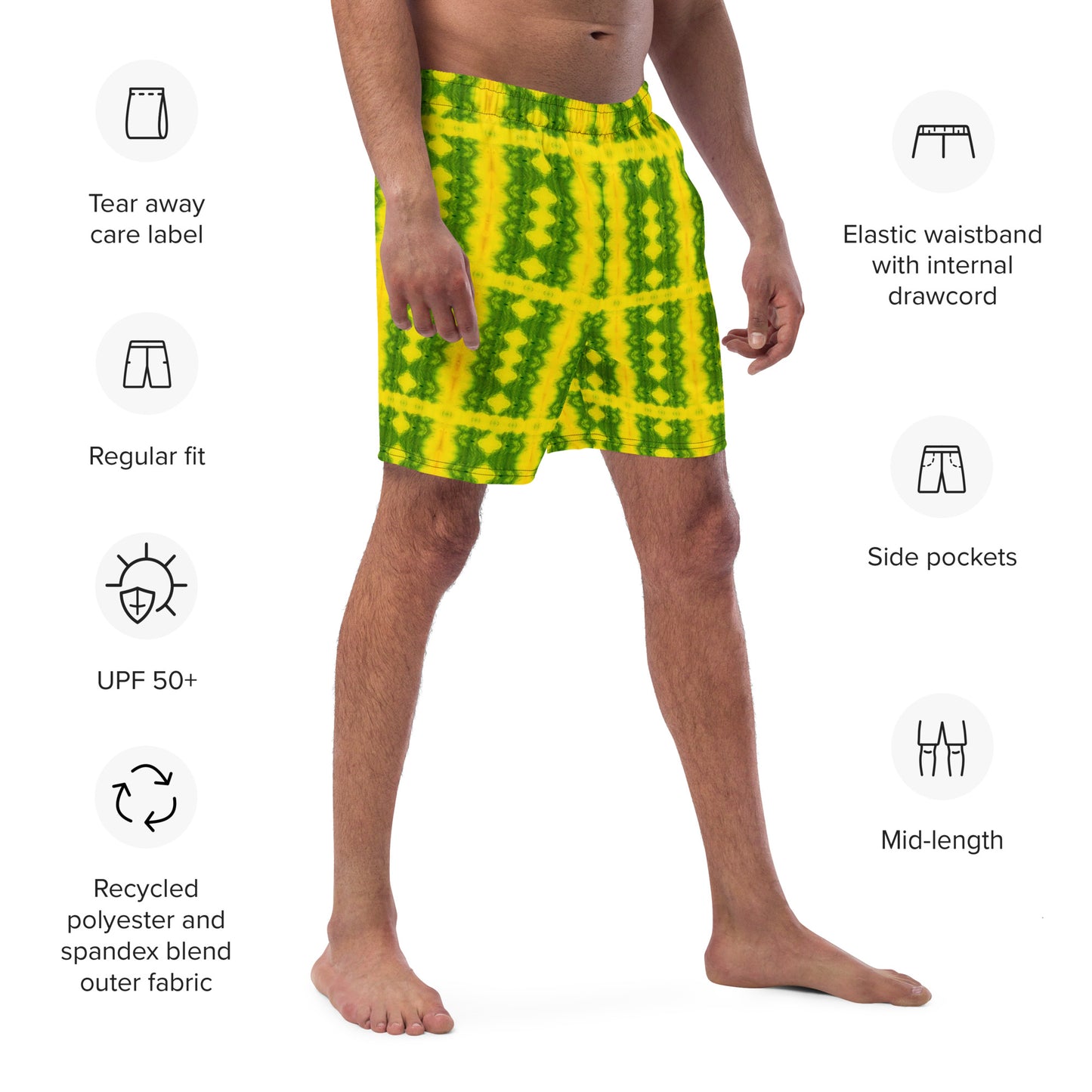 Swim Trunks (Virilis)(Purely Jade Light) RJSTHS2023 RJS