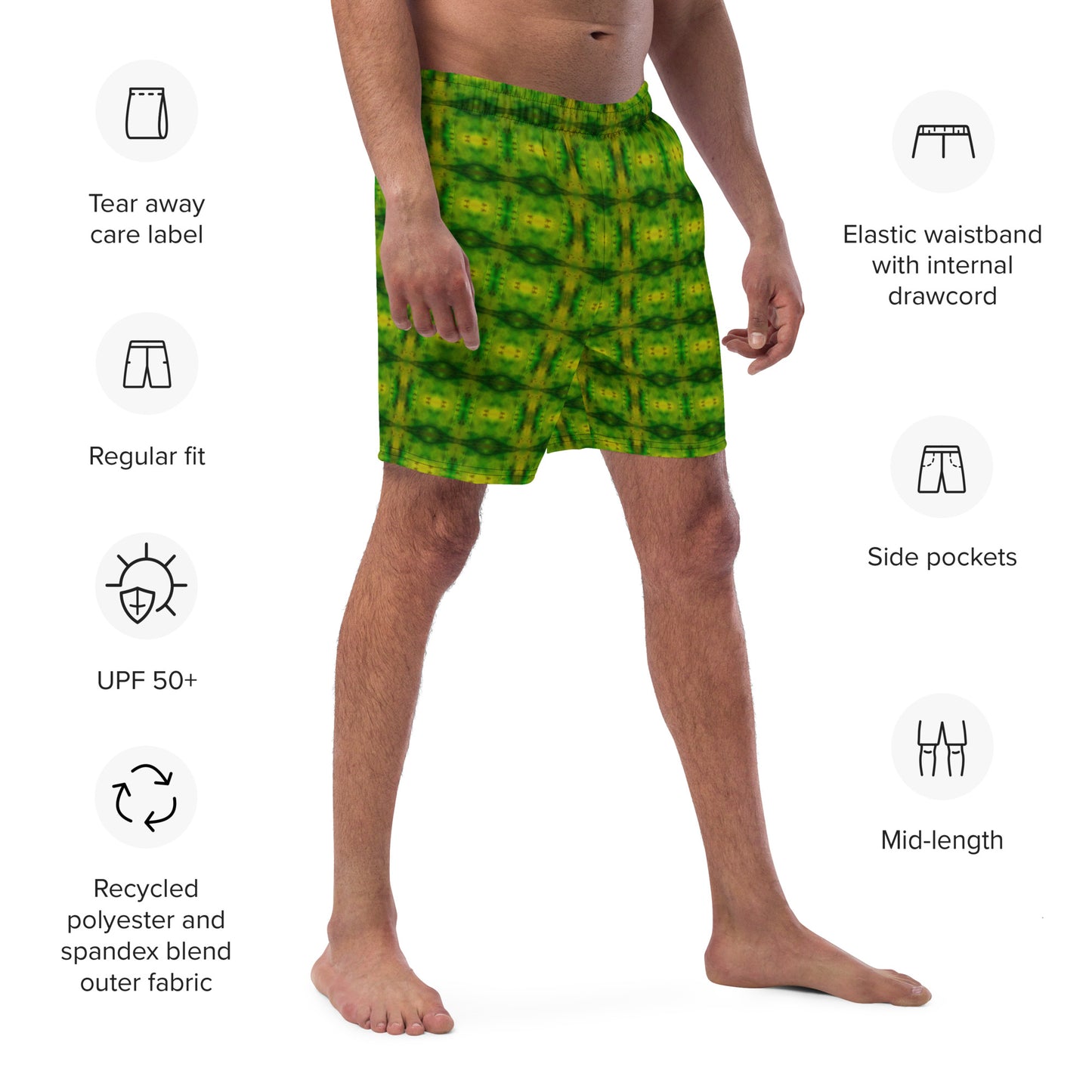 Swim Trunks (Virilis)(Purely Jade Light) RJSTHS2023 RJS