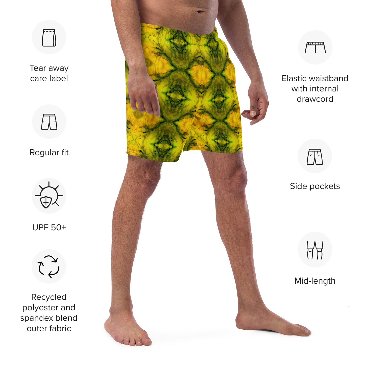 Swim Trunks (Virilis)(Purely Jade Light) RJSTHS2023 RJS