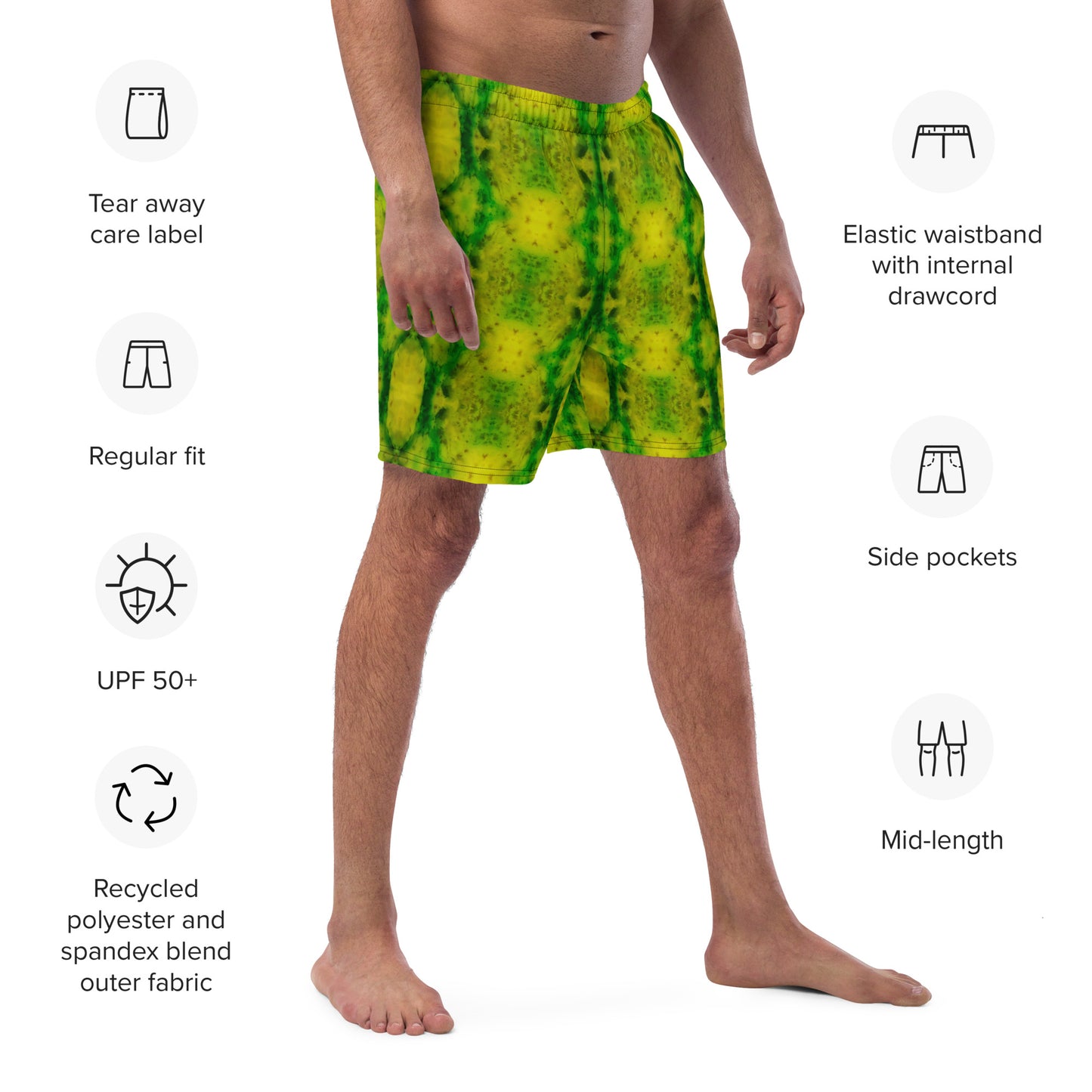 Swim Trunks (Virilis)(Purely Jade Light) RJSTHS2023 RJS