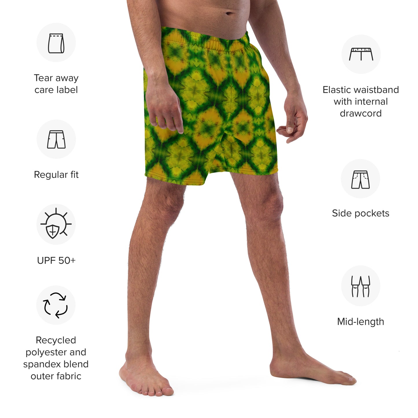 Swim Trunks (Virilis)(Purely Jade Light) RJSTHS2023 RJS