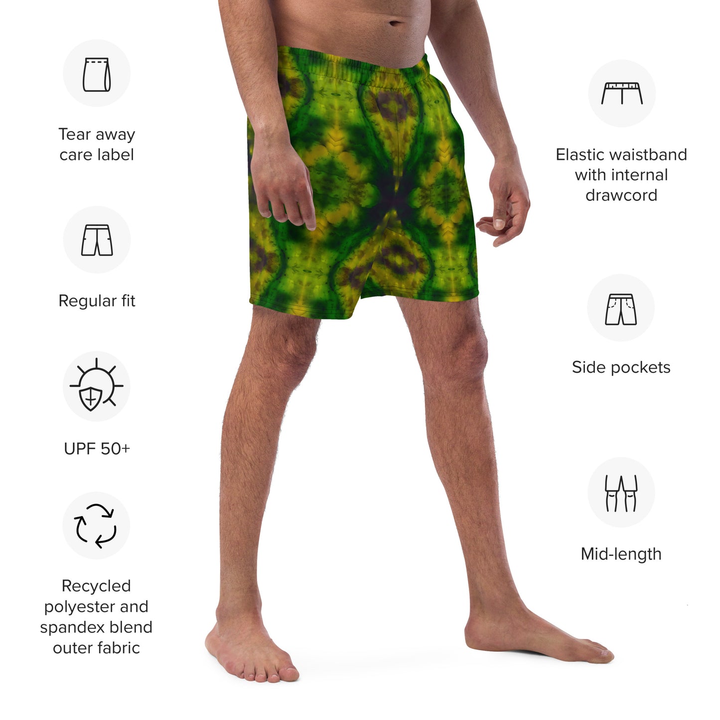 Swim Trunks (Virilis)(Purely Jade Light) RJSTHS2023 RJS