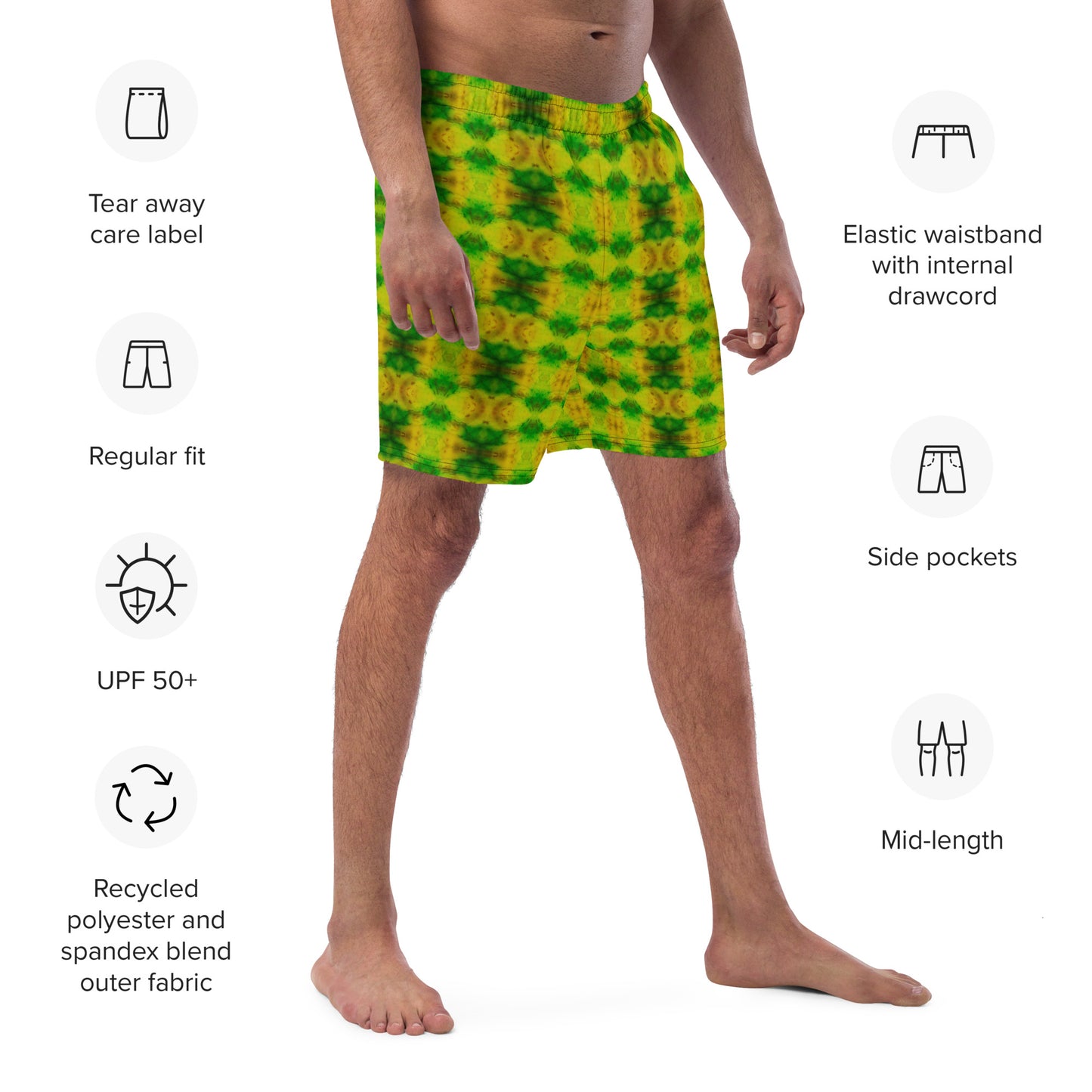 Swim Trunks (Virilis)(Purely Jade Light) RJSTHS2023 RJS