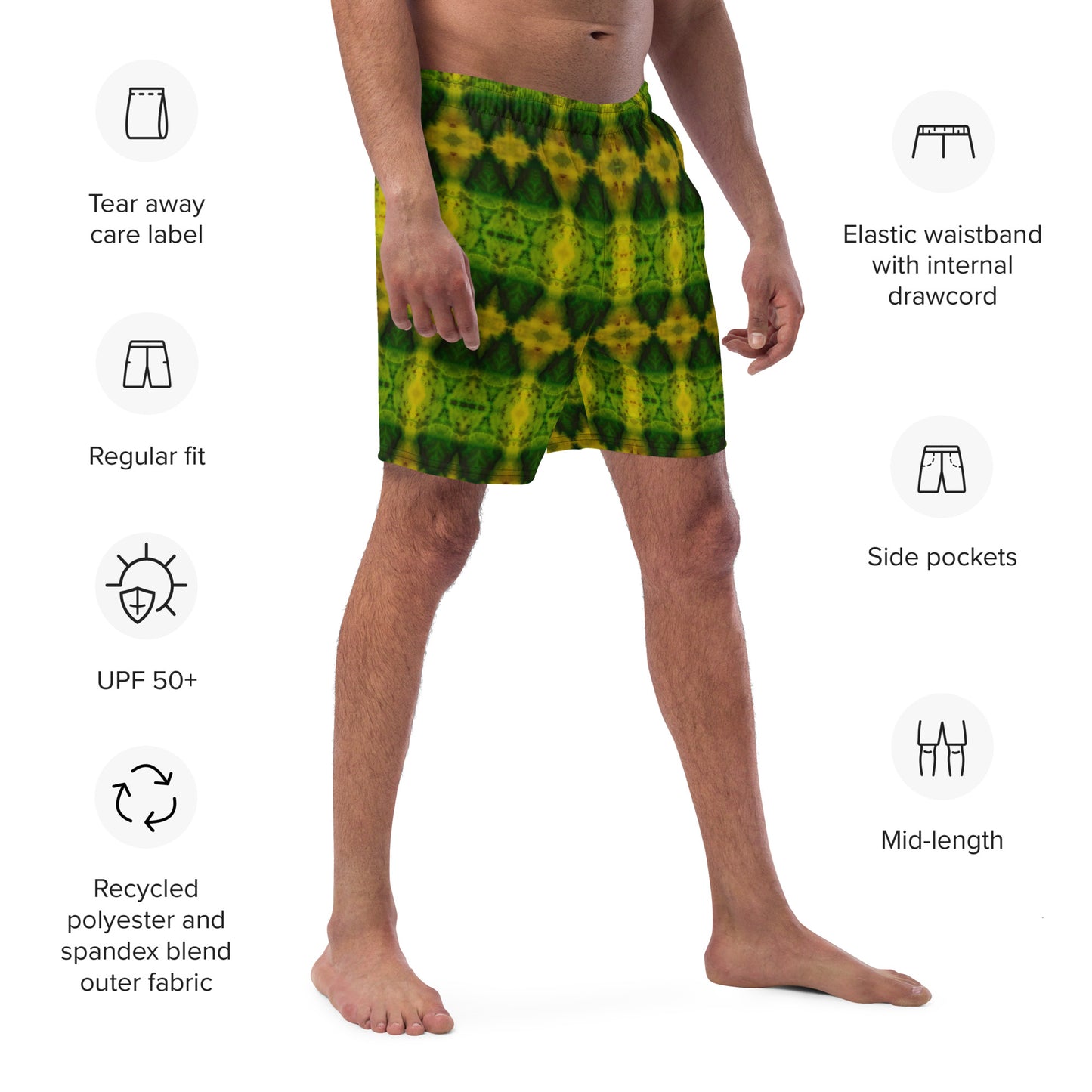 Swim Trunks (Virilis)(Purely Jade Light) RJSTHS2023 RJS