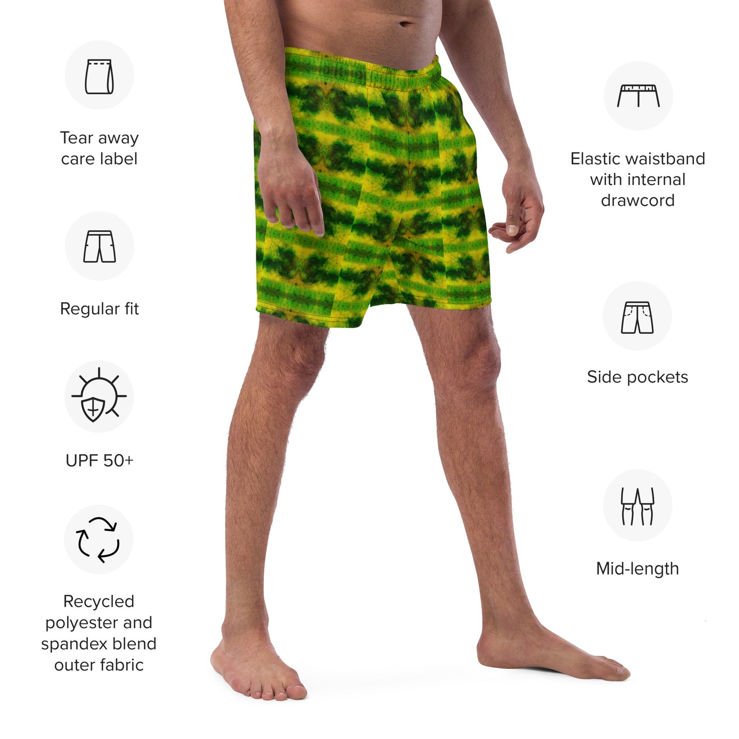 Swim Trunks (Virilis)(Purely Jade Light) RJSTHS2023 RJS