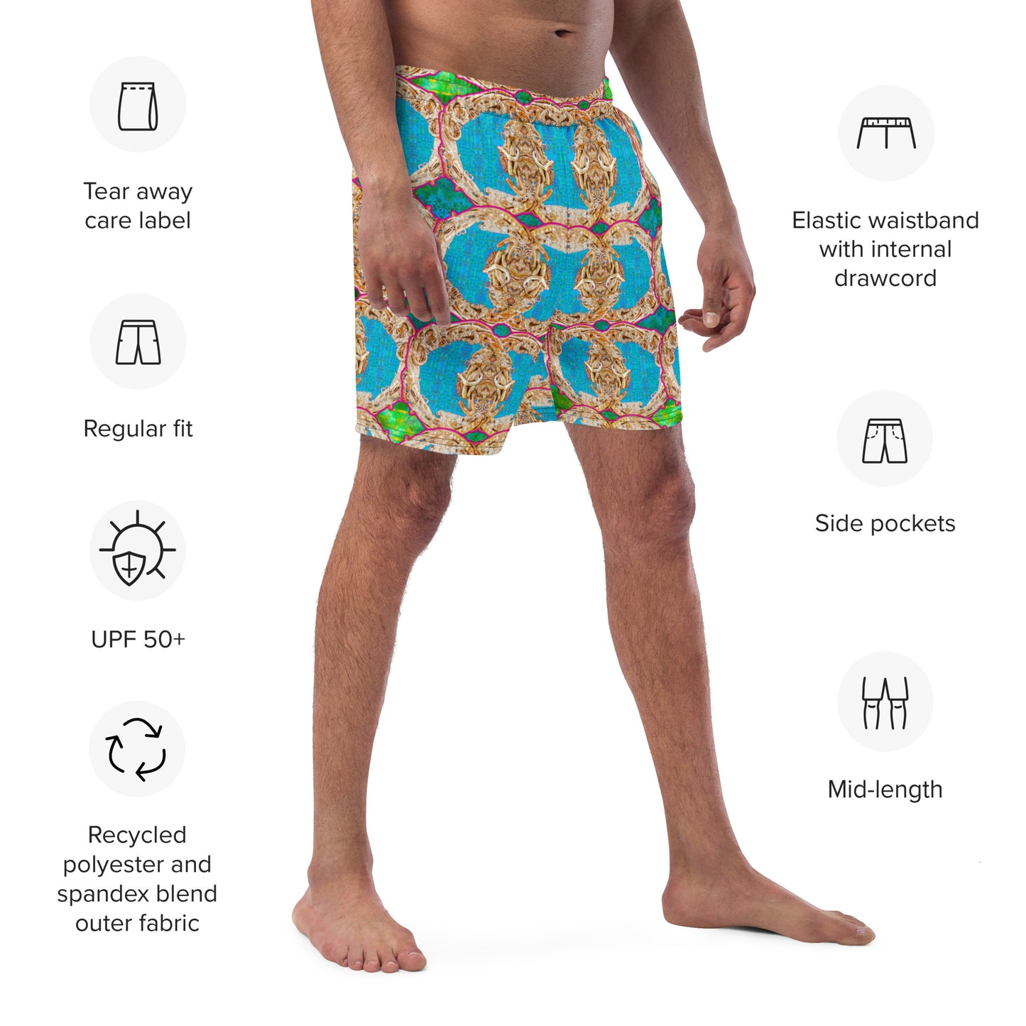 Swim Trunks (Virilis)(Ouroboros Smith Butterfly) RJSTH@Fabric#11 RJSTHS2023 RJS